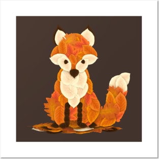 Fall Fox Posters and Art